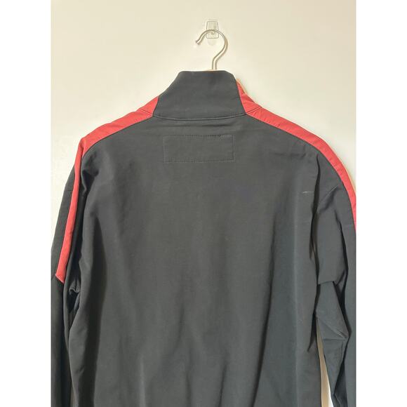 Zanerobe Men's Jumpshot Track Jacket Zip Front Closure Black/Rust Size S Casual - Picture 6 of 12